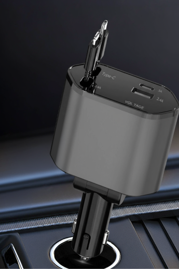 Carregador 4 em 1 p/ Carro