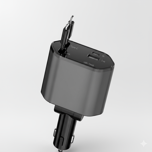 Carregador 4 em 1 p/ Carro